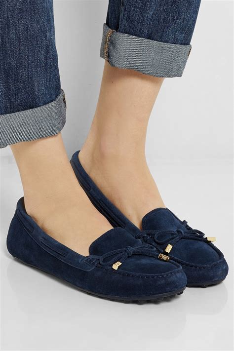 michael kors suede loafers|michael kors loafers for women.